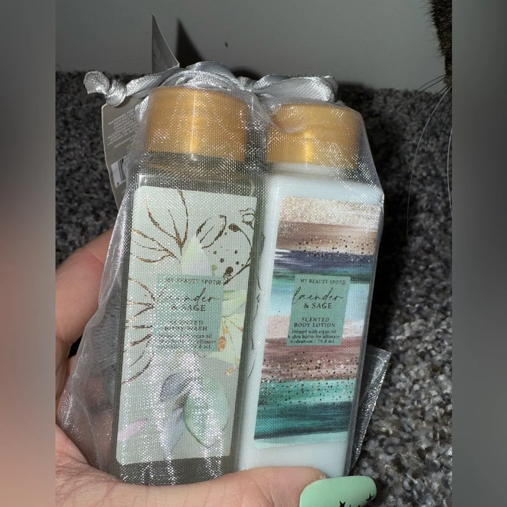 Green body care gift set NWT